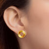 20241219010634662f1cc0fed7104a81a8beb17006c891 TOMEI x XIFU 【吉鲤】Auspicious Koi Earrings, Yellow Gold 999