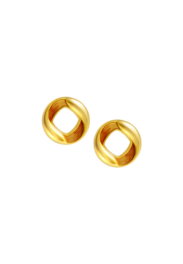 20241219010634fa38ff7542fe6aa3d1b7597bf5f37071 TOMEI x XIFU 【吉鲤】Auspicious Koi Earrings, Yellow Gold 999