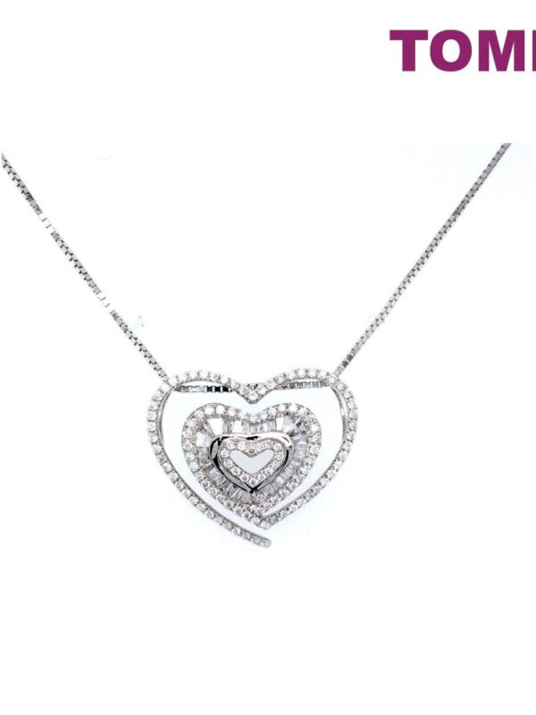 23 TOMEI Profusion of Bedazzlement in Splendour Diamond Pendant | White Gold 750 (DP0024087)
