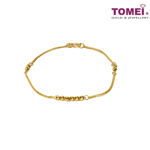 5429_logo TOMEI Revelry in Joyous Circularity Bracelet, Yellow Gold 916 (BB3048-1C)