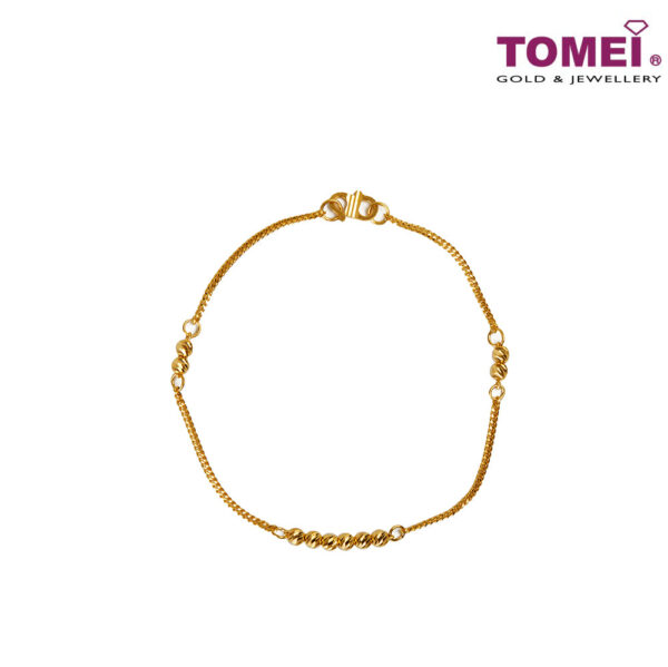 5431_logo TOMEI Revelry in Joyous Circularity Bracelet, Yellow Gold 916 (BB3048-1C)