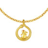 762_0006_DSC01051_9P-YG1288P-EC_3 TOMEI Rabbit & Snake Pendant, Yellow Gold 916