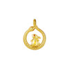762_0008_DSC01051_9P-YG1288P-EC TOMEI Rabbit & Snake Pendant, Yellow Gold 916