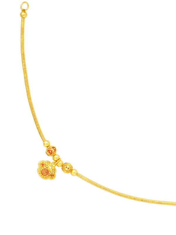 762x1100_0005_Sony_24776 TOMEI x XIFU Vintage Ruyi Lock Bracelet, Yellow Gold 999