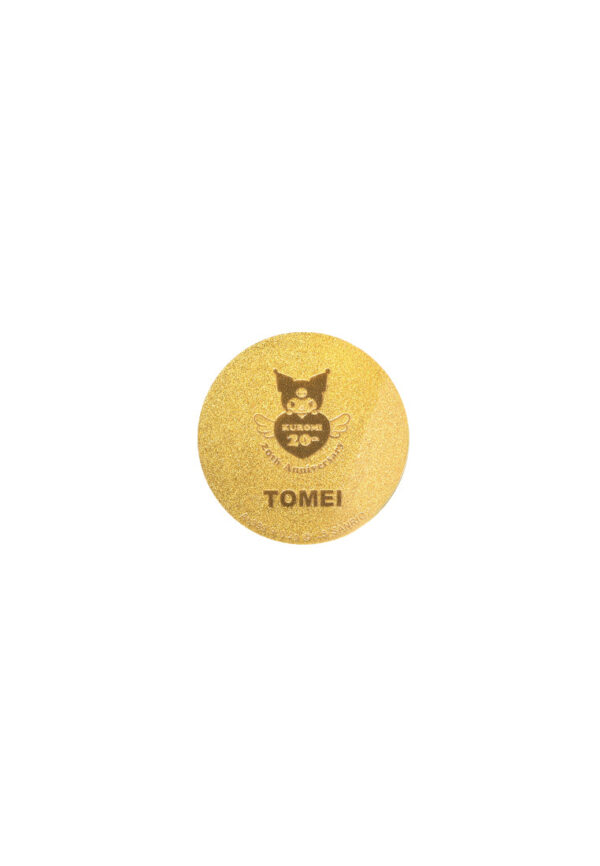 TOMEI I Sanrio Kuromi 20th Anniversary Gold Wafer 0.2G, Yellow Gold 9999