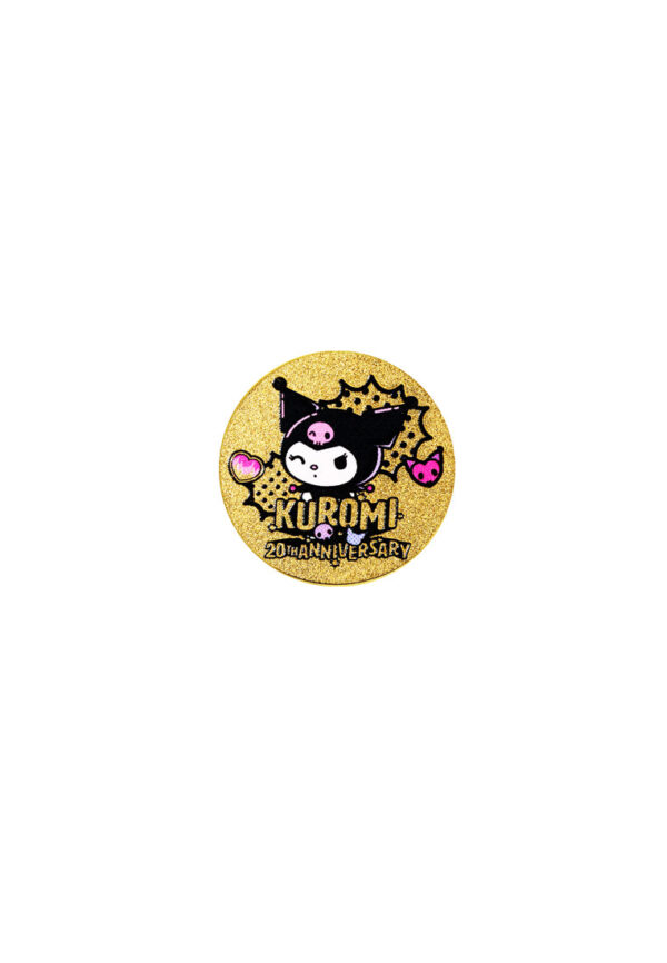 TOMEI I Sanrio Kuromi 20th Anniversary Gold Wafer 0.2G, Yellow Gold 9999