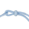 TOMEI Chomel I Sanrio Cinnamoroll 5D Charm with Blue Rope Bracelet, Yellow Gold 999