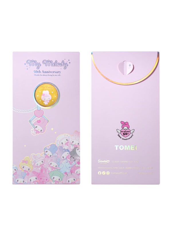 762x1100_0026_Sony_39561_3 TOMEI X Sanrio My Melody 50th Anniversary Gold Wafer 0.2G, Yellow Gold 9999