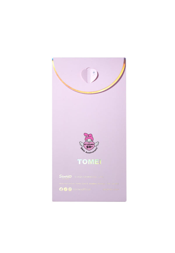TOMEI I Sanrio My Melody 50th Anniversary Gold Wafer 0.2G, Yellow Gold 9999