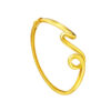 762x1100_0036_Sony_51879AS-YG1680B-1C TOMEI Anastasia Curving Bangle, Yellow Gold 916