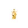 TOMEI I Sanrio Chubby Kuromi Pendant, Yellow Gold 999