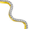 762x1100_0037_Sony_51866DC-YG1691B-2C_3 TOMEI Diamond Cut Collection Wavy Bangle, Yellow Gold 916