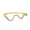 762x1100_0038_Sony_51866DC-YG1691B-2C_2 TOMEI Diamond Cut Collection Wavy Bangle, Yellow Gold 916