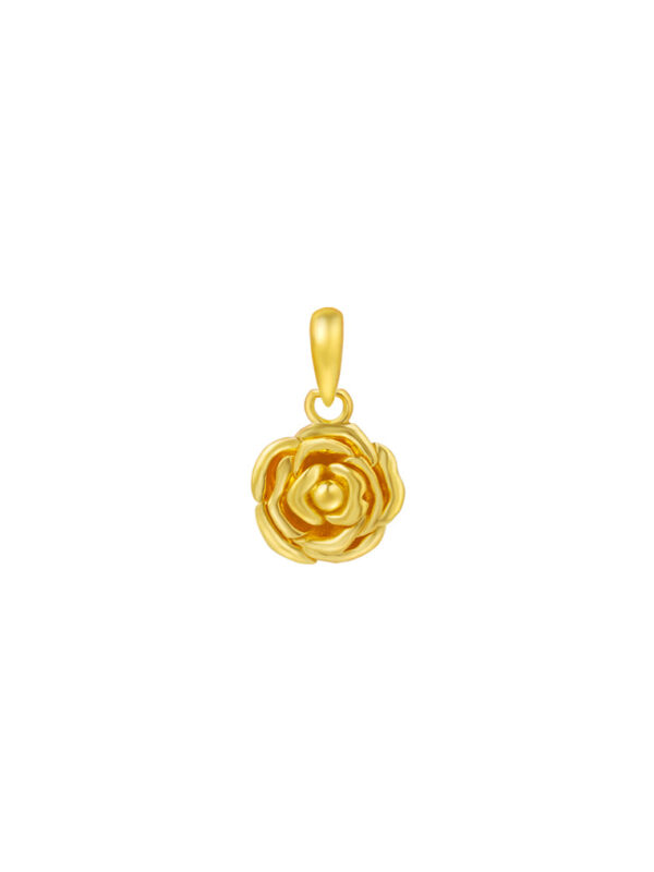 TOMEI Rose Pendant, Yellow Gold 916