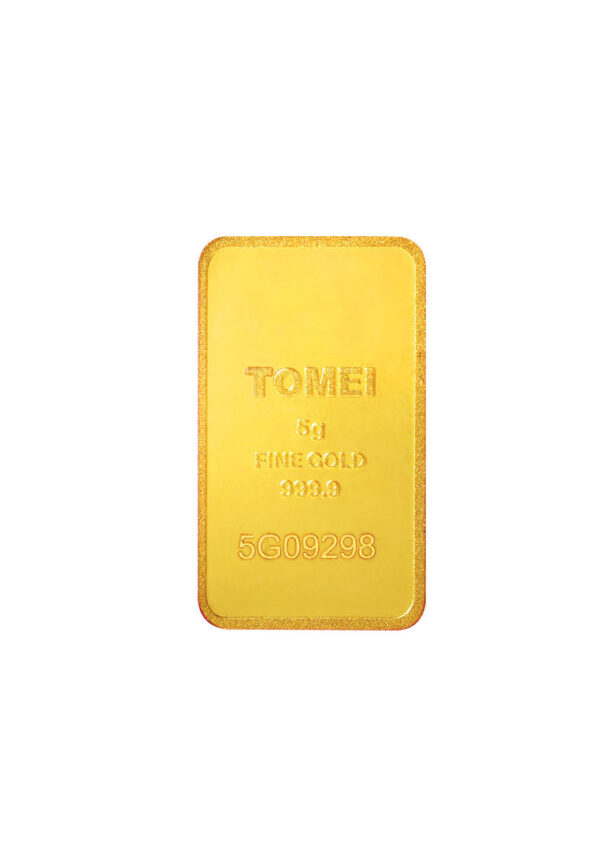 [TOMEI Exclusive]Twin Towers Gold Bar 5GM | Fine Gold 9999