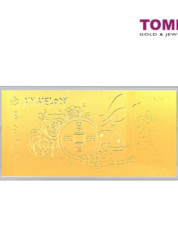 CNYGOLD_1000px_0000_Layer18_de0baf03-01d6-47a7-bdbf-d6a677d9e2ef TOMEI X SANRIO My Melody Prosperity Rabbit Gold Wafer 1G I Fine Gold 999.9