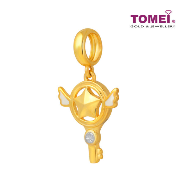 CNYGOLD_1000px_0009_TM-YG1060P-EC TOMEI The Angel's Key Charm, Yellow Gold 916