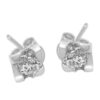 TOMEI "Lucky in My Life" Diamond Earrings, White Gold 375