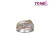 DO0147057-1 Tri-Tone Trifoliate in Treble Splendour Ring | Love Above All Collection | Tomei White Gold Rose Gold & Yellow Gold 750 (18K) (R4745)