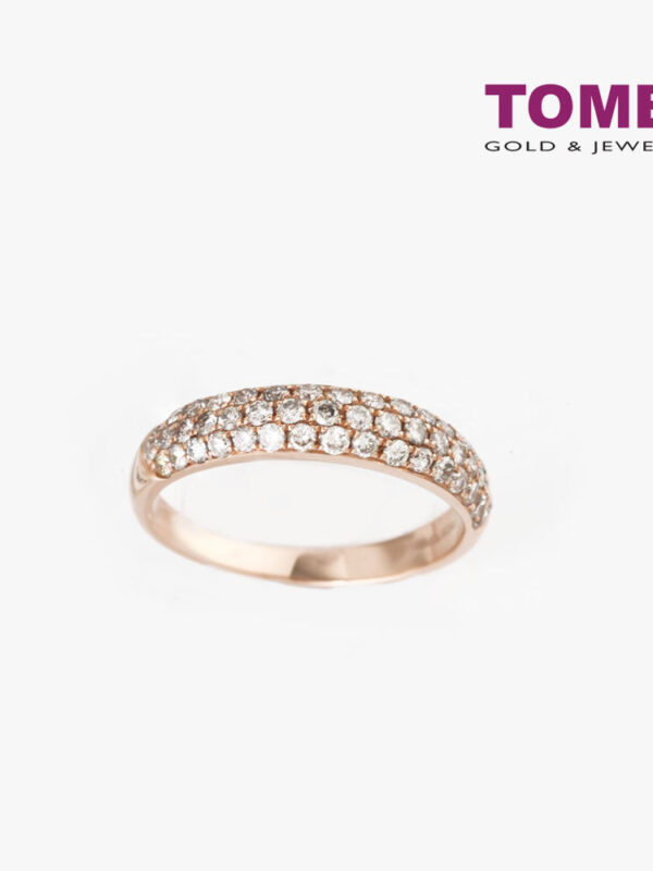 DO0147467_2 TOMEI Ring, Diamond Rose Gold 750