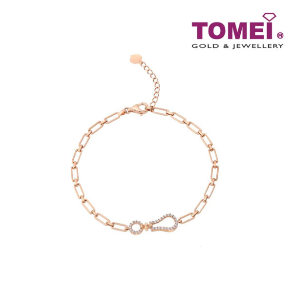 GDISNX02147-1000X1000 TOMEI Rouge Collection Diamond Bracelet I Rose Gold 750 (18K)