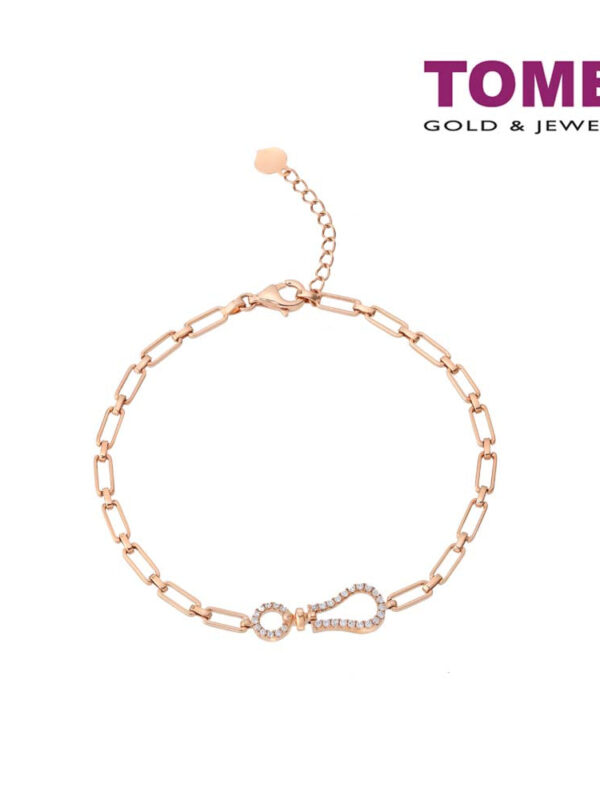 GDISNX02147-1000X1000 TOMEI Rouge Collection Diamond Bracelet I Rose Gold 750 (18K)