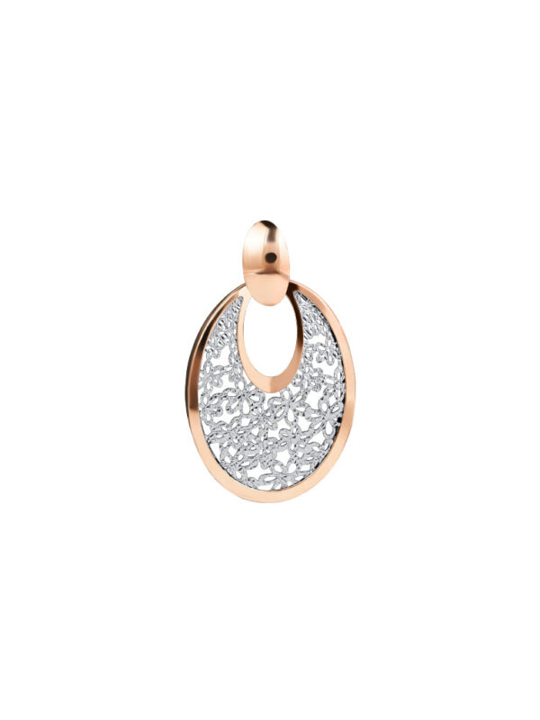NTomei_0011_DSC08007.psd TOMEI Rouge Collection My Putri Oval Pendant, Rose Gold 750