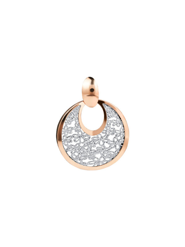 NTomei_0014_DSC07998.psd TOMEI Rouge Collection My Putri Circle Pendant, Rose Gold 750