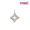 TOMEI Stellar Diamond Pendant Set I White and Rose Gold 585