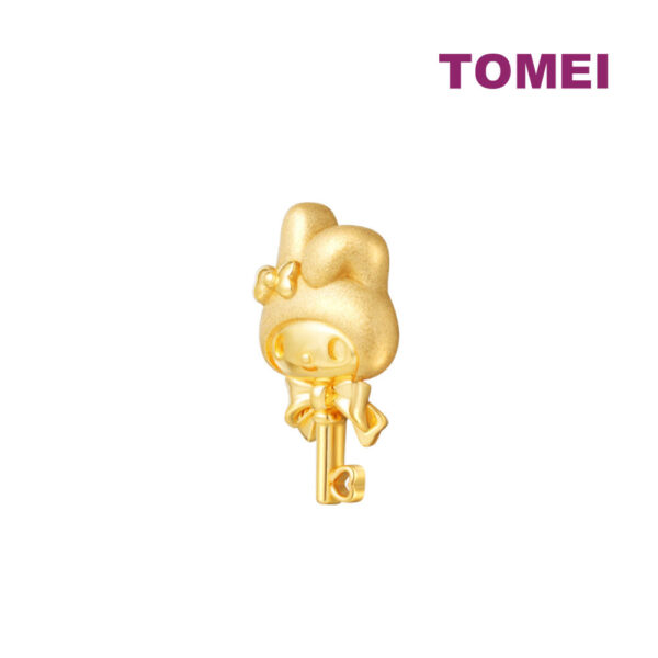 TOMEI I Sanrio My Melody Key Pendant, Yellow Gold 916