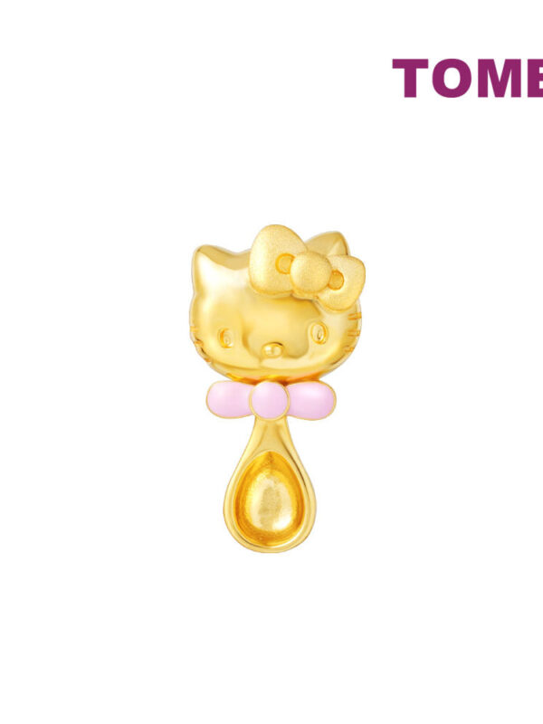 Sony_45608 TOMEI x Hello Kitty Spoon Pendant, Yellow Gold 916