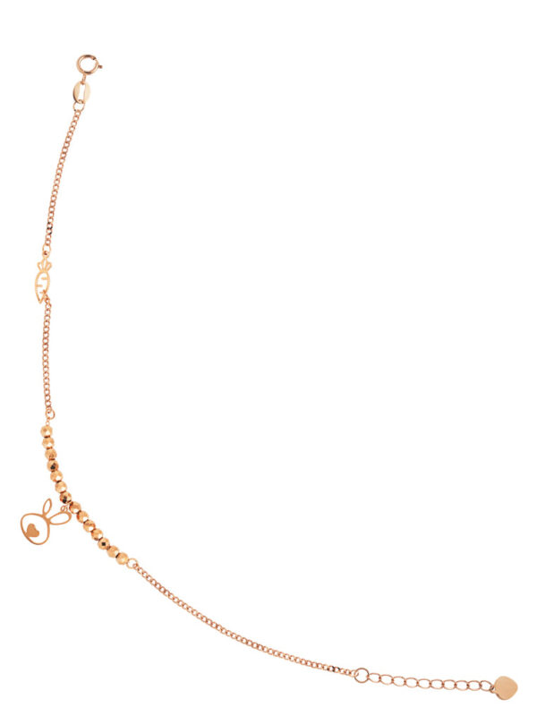 TOMEI_0005s_0002_Sony_16605.psdWM42-GD TOMEI Rouge Collection Bunny And Carrot Bracelet, Rose Gold 750