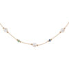 Tomei_0004_NPG-001137_1.psd TOMEI Semi Precious Stone With Pearl Necklace, Yellow Gold 750