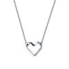 Tomei_0023_Sony_29737.psd TOMEI Wave-Inspired Heart Shaped Necklace, White Gold 585