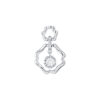 Tomei_0026_Sony_47437_D90027074.psd_db8c1c4c-c73e-42c3-8ff6-1e3dc7c398c3 TOMEI Spiritual Flower Diamond Pendant, White Gold 375