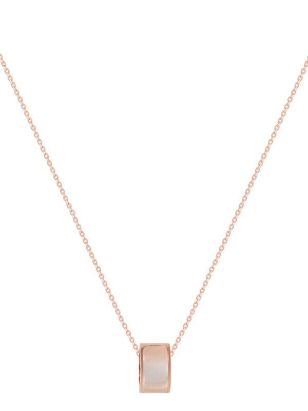 Tomei_0031_Sony_14290.psdGN15-GD TOMEI Rouge Collection, Nacre Lu Lu Tong Necklace, Rose Gold 750