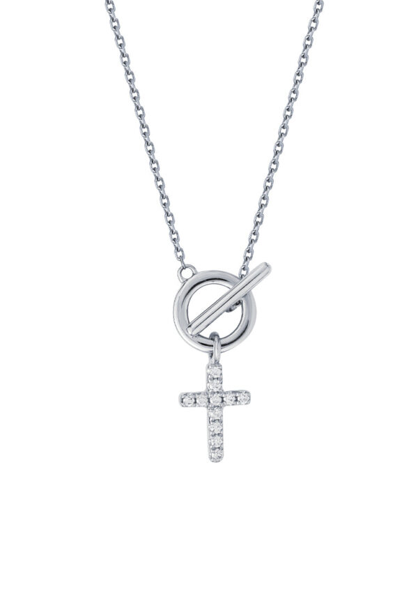 Tomei_0040_B1124_1.psd TOMEI Twinkly Trinkets Collection Diamond Necklace, White Gold 585