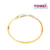 Tomei_1000px_9L0127007_2 TOMEI Ribband in Infinite Glitter Bangle, Yellow Gold 916 (9L-BK1333-2C)