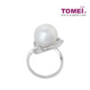 TOMEI Ring, Diamond Pearl White Gold 750 (R1041-15)