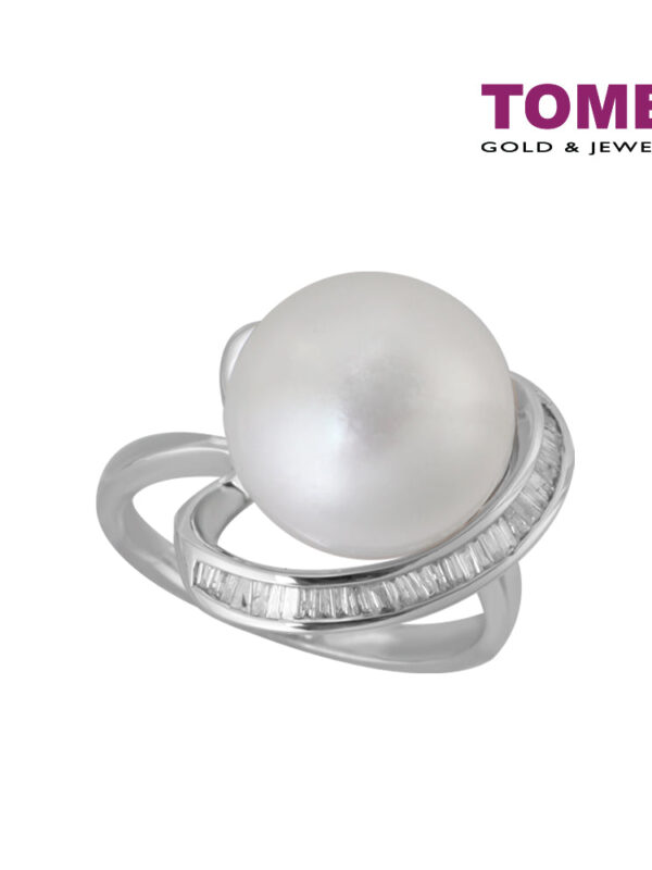 Tomei_1000px__PO0001164_2 TOMEI Ring, Diamond Pearl White Gold 750 (R1032)
