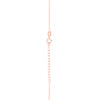 TOMEI Rouge Collection Rabbit With Bow Necklace, Rose Gold 750