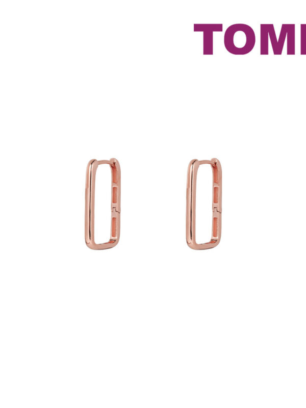 Untitled-1_0016_Layer1copy28 TOMEI Rouge Collection Rectangular Earrings, Rose Gold 750