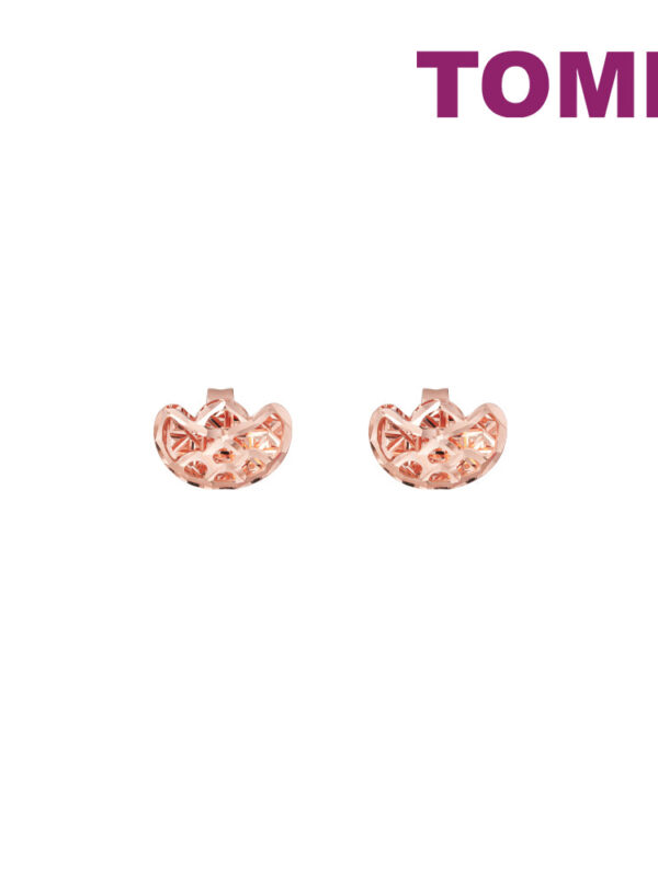 Untitled-1_0022_Layer1copy22 TOMEI Rouge Collection Ingot Earrings, Rose Gold 750