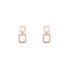 Untitled-1_0043_Curves1copy2_4cefb2f9-251b-43ac-91fe-96562b139726 TOMEI Rouge Collection Square-Duo Earrings, Rose Gold 750
