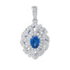 Untitled-2_0002s_0001_DSC07604.psd TOMEI Sapphire Pendant, White Gold 750