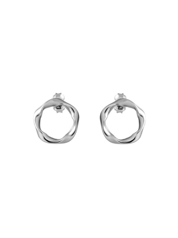 X3TE12860-W TOMEI Shining Wave Earrings, White Gold 585 (X3TE12860-W)