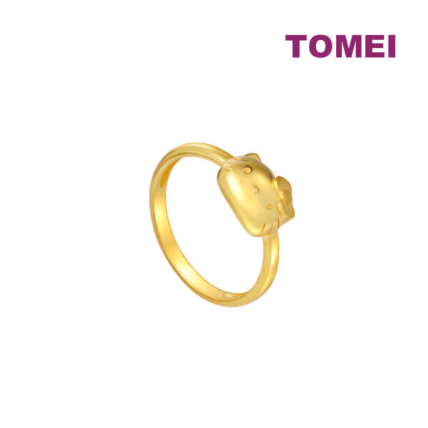 XMAS_1000x1000_0019_04962 TOMEI X SANRIO Winter Wonders Hello Kitty Ring, Yellow Gold 916