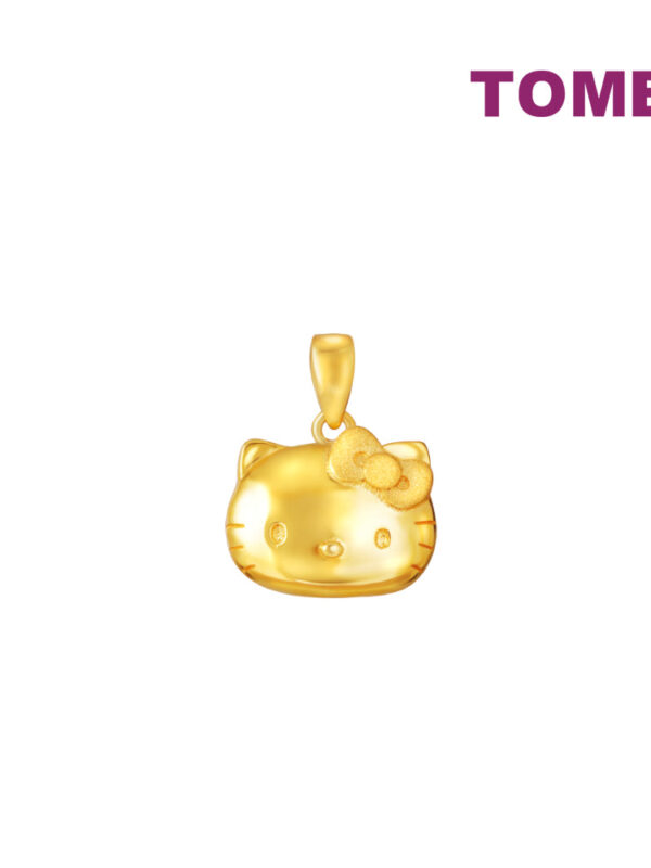 XMAS_1000x1000_0022_04955 TOMEI X SANRIO Winter Wonders Hello Kitty Pendant, Yellow Gold 916