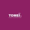 TOMEI Shining Button Earrings, Rose Gold 750