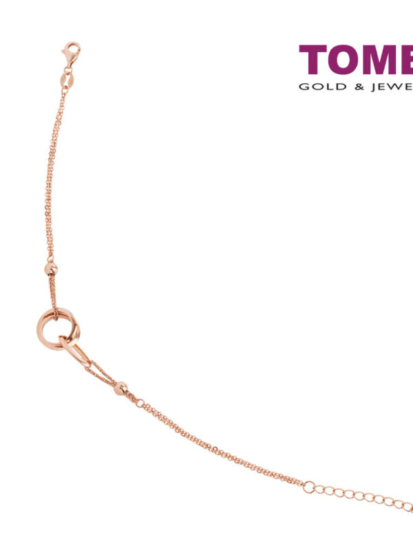 bee5fb7bee6a3d6c152c0237edcd24d7 TOMEI Rouge Collection Bracelet, Rose Gold 750 (WM28-GD)